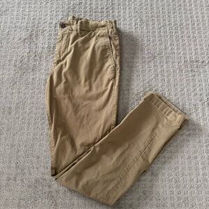 American Eagle Men’s Flex Slim Lived In Khakis Dark Tan 32x34